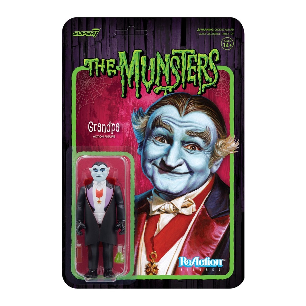 Super7 The Munsters Grandpa Action Figure